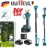Foarfece de viță de vie fără fir KRAFTROYAL 36V 8.0AH cu stâlp telescopic care se extinde până la 2,5 m