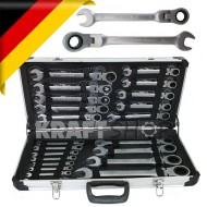 SET DE CHEI CU CLICHET DE LA 6MM LA 32MM 22 PIESE ÎN CUTIE METALICĂ KRAFTWELLE GERMANIA