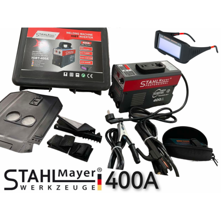 APARAT DE SUDURA GERMAN CU INVERTOR ELECTRIC + OCHELARI SOLARI 400A STAHLMAYER CU DISPLAY APARAT DE SUDURA GERMAN CU INVERTOR ELECTRIC + OCHELARI SOLARI 400A STAHLMAYER CU DISPLAY