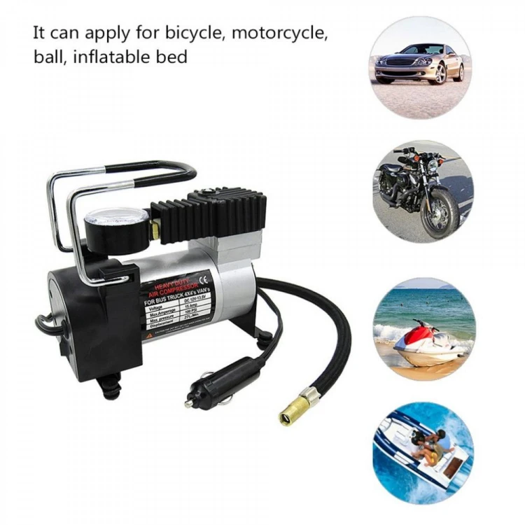 COMPRESOR DE AER 150W + CRIC TIP CROCODIL 2T. 135-320MM