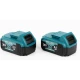 SET CHEIE DE IMPACT 2IN1 SI FLEX KRAFTROYAL, 2 ACUMULATORI, 36V, 8AH, TRUSA