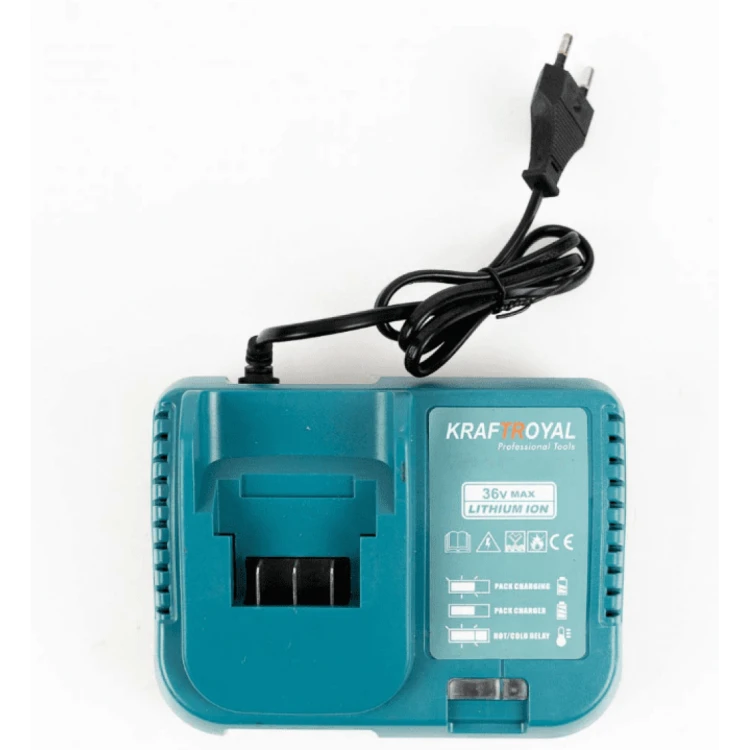 SET CHEIE DE IMPACT 2IN1 SI FLEX KRAFTROYAL, 2 ACUMULATORI, 36V, 8AH, TRUSA