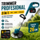 Mașină de tuns iarba fără fir trimmer 36V 8.0AH cu 2 baterii 26 cm Profesională TOP Mașină de tuns iarba fără fir trimmer 36V 8.0AH cu 2 baterii 26 cm Profesională TOP