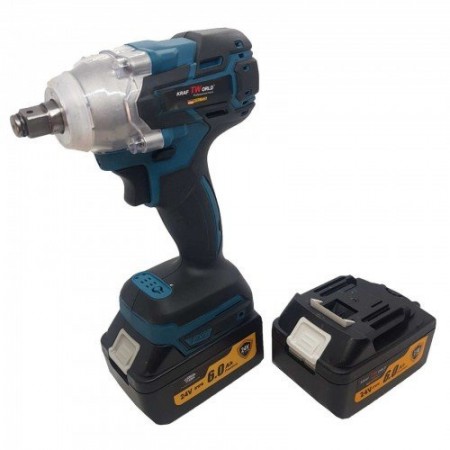 Cheie cu 2 acumulatori, KraftRoyal, motor pe perii, 36 V / 8A/ 850 Nm ( la prețul afișat se vor adăuga 25 lei transportul) Cheie cu 2 acumulatori, KraftRoyal, motor pe perii, 36 V / 8A/ 850 Nm ( la prețul afișat se vor adăuga 25 lei transportul)