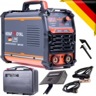 Aparat de sudură electric, 350 A, KraftRoyal, cu afișaj și carcasă din plastic model 2023